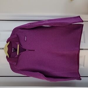 Patagonia Purple Quarter-Zip Sweatshirt